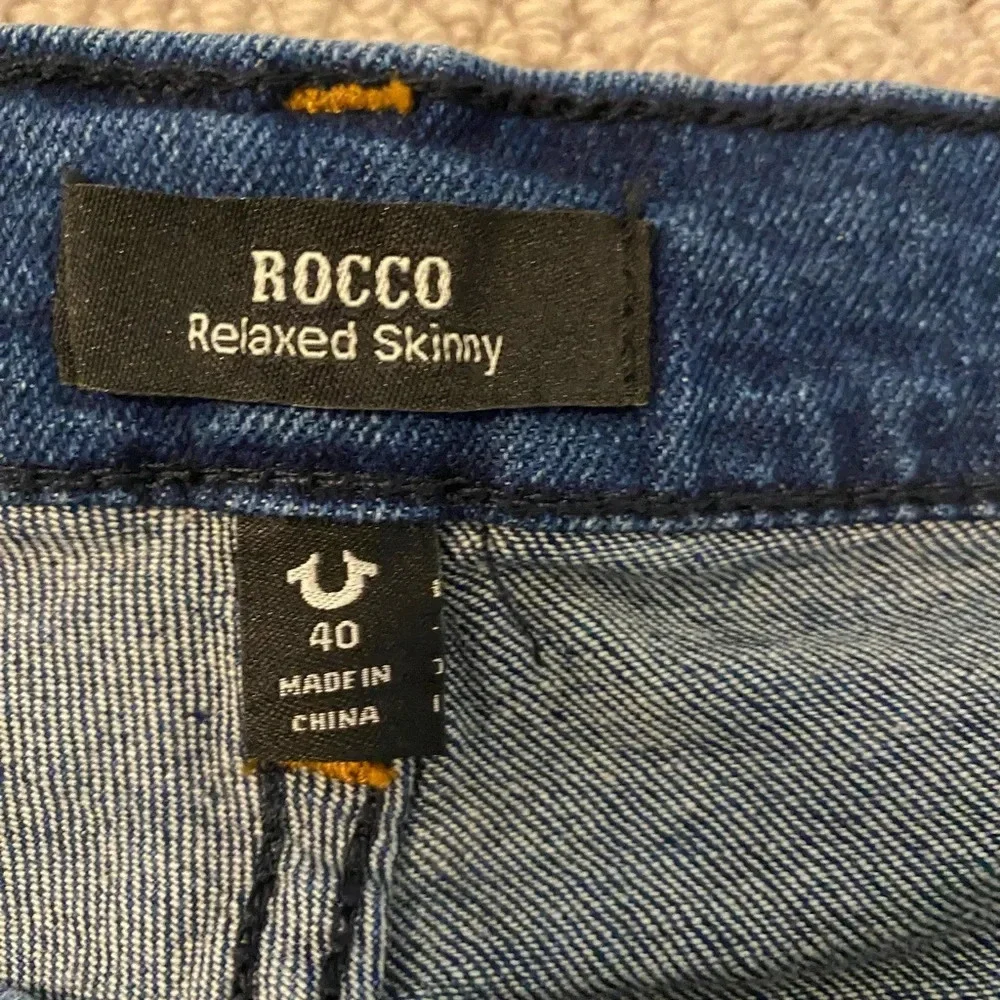 True Religion Rocco Moto Relaxed Skinny blue size 40.
